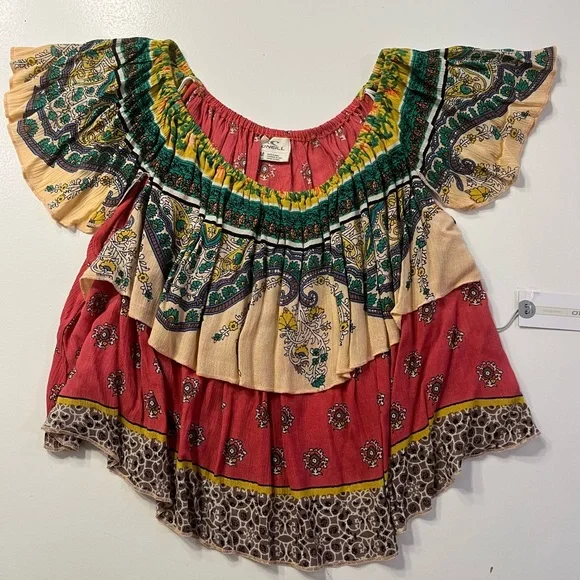 Size medium boho crop top NWT - Picture 1 of 3